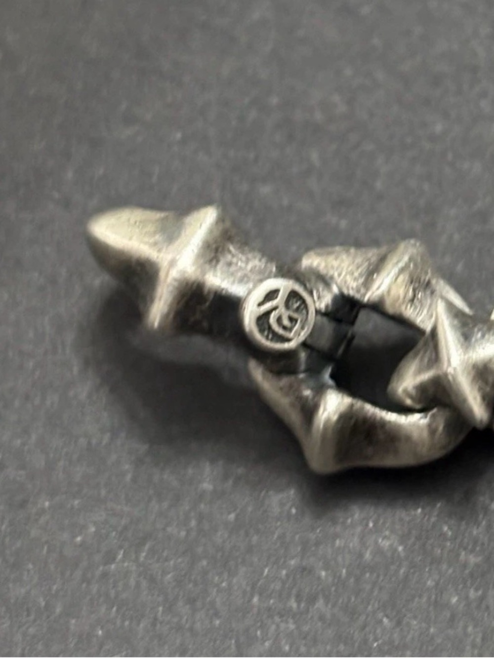 David Yurman Armory Silver Sapphire Bracelet 8 Inches - Picture 2 of 5